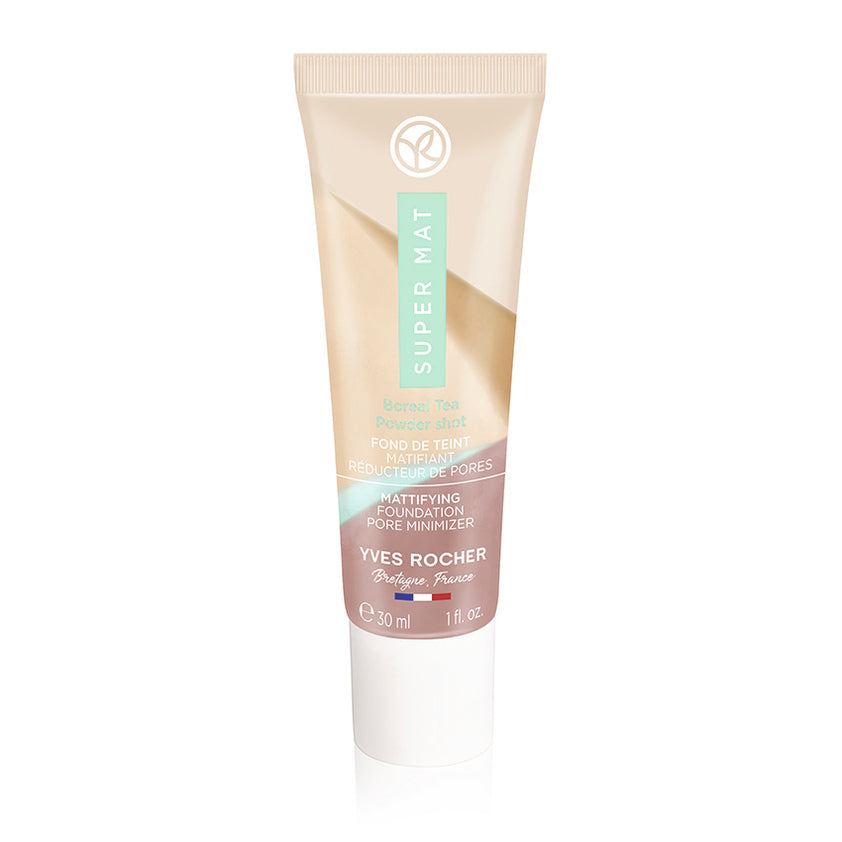 Maquillaje Base Yves Rocher Súper Mate Color Beige 200
