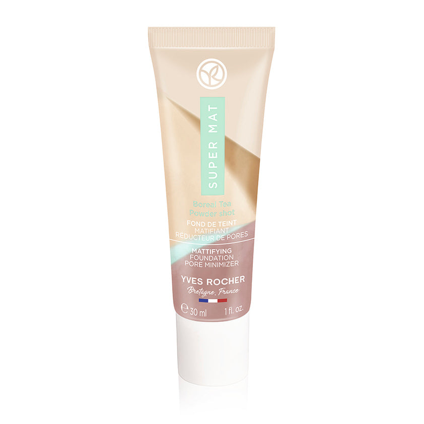 Maquillaje Base Yves Rocher Súper Mate Color Beige 300