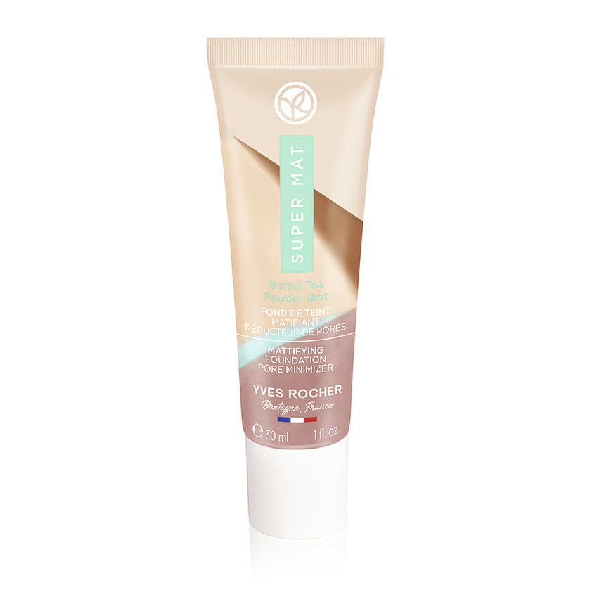 Maquillaje Base Yves Rocher Súper Mate Color Brun 500