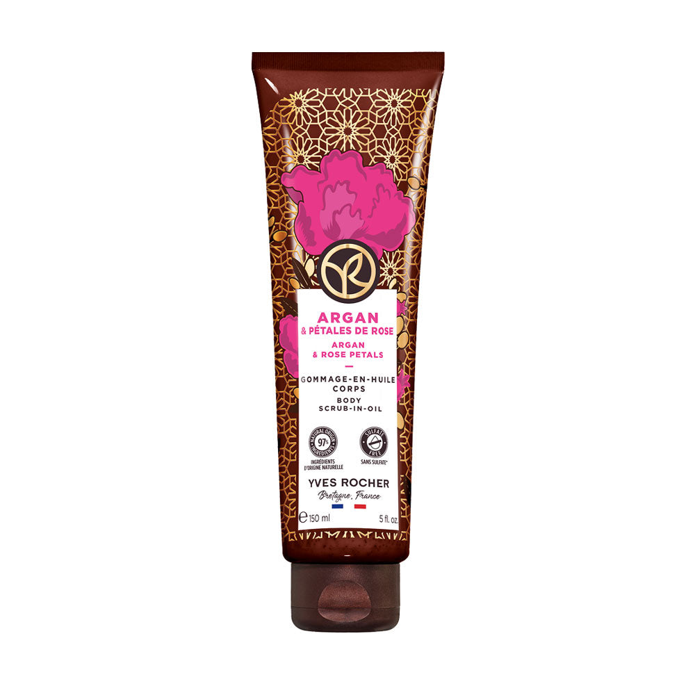 Exfoliante Corporal en Aceite Argán y Rosa Yves Rocher