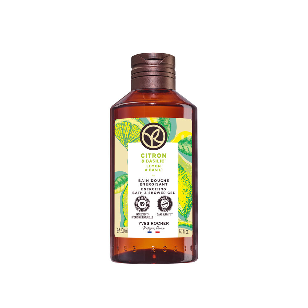 Gel de Ducha Corporal Limón y Albahaca Yves Rocher