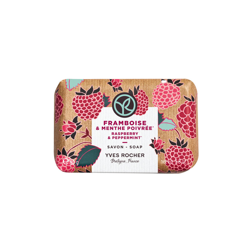 Jabón Corporal Frambuesa y Hierbabuena  Yves Rocher