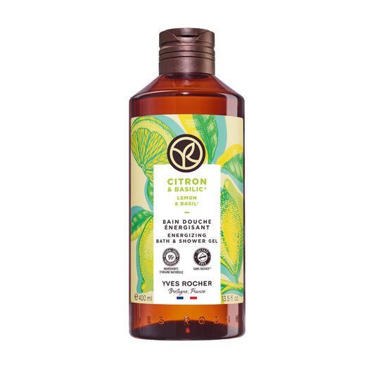 Maxi Gel de Ducha Corporal Limón y Albahaca Yves Rocher