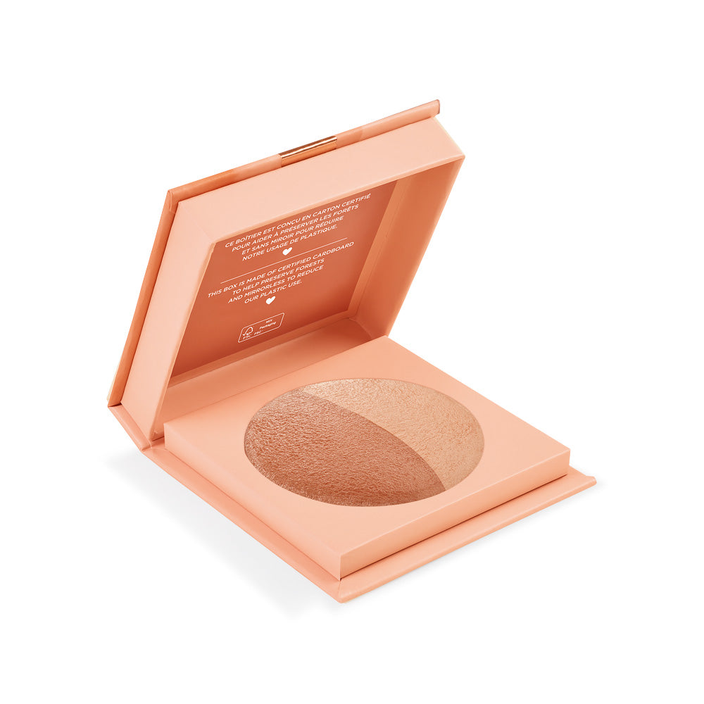 Polvo Compacto Iluminador Dúo Color Bronze Yves Rocher